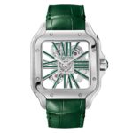 Cartier Santos De Cartier Watch, Skeleton, Large Model, Manufacture Mechanical Movement With Manual Winding  MPN: WHSA0028 - Image 9