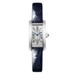 Cartier Tank Américaine Watch, Mini Model, Quartz Movement, Steel, Leather  MPN: WSTA0116