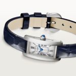 Cartier Tank Américaine Watch, Mini Model, Quartz Movement, Steel, Leather  MPN: WSTA0116 - Image 4