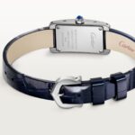 Cartier Tank Américaine Watch, Mini Model, Quartz Movement, Steel, Leather  MPN: WSTA0081 - Image 6