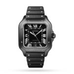 Cartier Santos De Cartier Watch Large Model, Automatic Movement, Steel, ADLC, Interchangeable Rubber And Leather Bracelets  MPN: WSSA0039 - Image 2