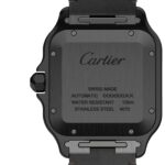 Cartier Santos De Cartier Watch Large Model, Automatic Movement, Steel, ADLC, Interchangeable Rubber And Leather Bracelets  MPN: WSSA0039 - Image 6