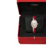 Cartier Baignoire Watch, Small Model, Quartz Movement, Rose Gold, Diamonds, Leather  MPN: WJBA0031 - Image 6