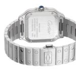 Cartier Santos de Cartier Watch, Medium Model, Steel, Automatic, Interchangeable Leather Strap  MPN: WSSA0061 - Image 8