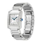 Cartier Tank Francaise watch, medium model, quartz movement.  MPN: W4TA0021 - Image 6