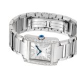 Cartier Tank Francaise watch, medium model, quartz movement.  MPN: W4TA0021 - Image 7