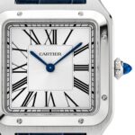 Cartier Santos-Dumont Watch Large Model, Quartz Movement, Steel, Leather  MPN: WSSA0085 - Image 4
