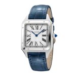 Cartier Santos-Dumont Watch Large Model, Quartz Movement, Steel, Leather  MPN: WSSA0085 - Image 5