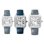 Cartier Santos-Dumont Watch Large Model, Quartz Movement, Steel, Leather  MPN: WSSA0085 - Image 10