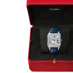 Cartier Santos-Dumont Watch Large Model, Quartz Movement, Steel, Leather  MPN: WSSA0085 - Image 11