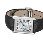 Cartier Tank Must, Extra-Large Model, Automatic Movement, Steel, Leather  MPN: WSTA0040 - Image 4