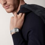 Cartier Santos De Cartier Watch Medium Model, Automatic Movement, Steel, Interchangeable Metal And Leather Bracelets  MPN: WSSA0029 - Image 8