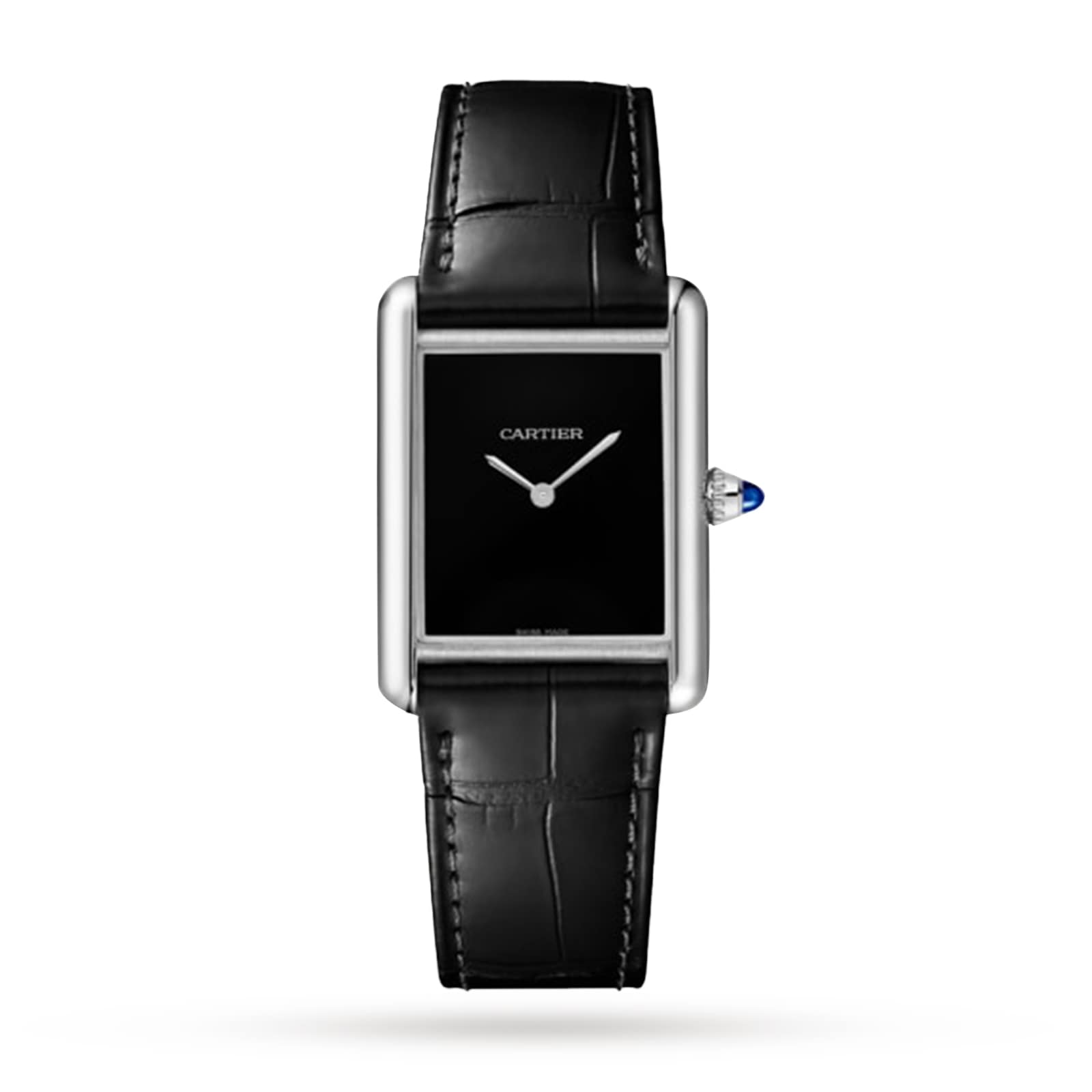 qxwpbasckmb.jpg Cartier Tank Must Watch, Large Model, Quartz Movement, Steel MPN: WSTA0108 - Image 1
