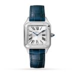 Cartier Santos-Dumont Watch Small Model, Quartz Movement, Steel, Leather  MPN: WSSA0086