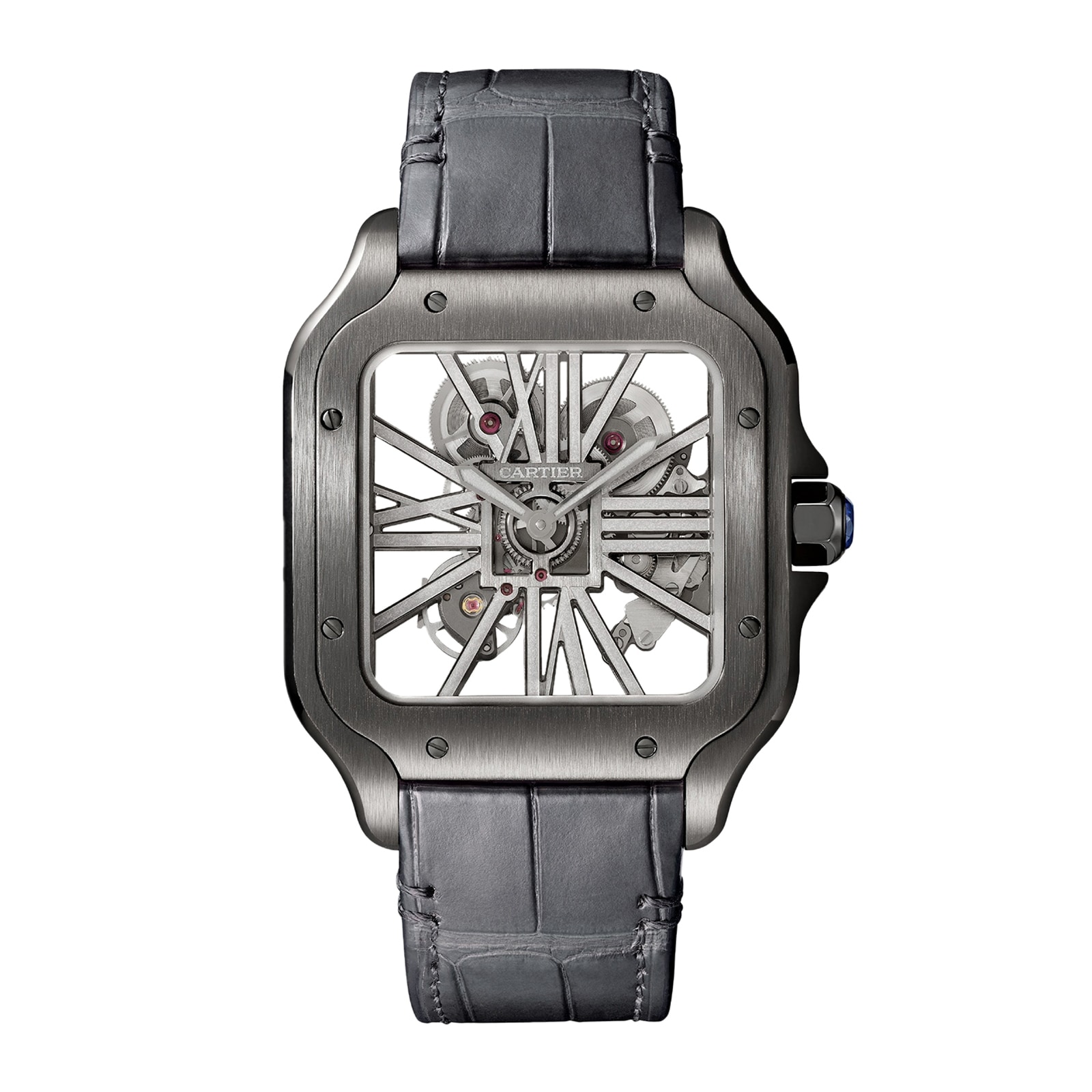 5nczsf3nodx.jpg Cartier Santos De Cartier Skeleton Watch MPN: WHSA0009 - Image 1