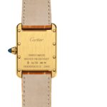 Cartier Tank Louis Cartier Watch Small Model, Quartz Movement, Yellow Gold, Leather  MPN: WGTA0342 - Image 7