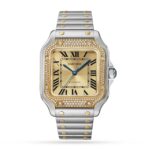 Cartier Santos De Cartier Medium Model, Mechanical Movement With Automatic Winding  MPN: W3SA0007