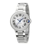 Cartier Ballon Bleu De Cartier Watch, 33mm, Mechanical Movement With Automatic Winding, Steel, Diamonds  MPN: W4BB0023 - Image 4