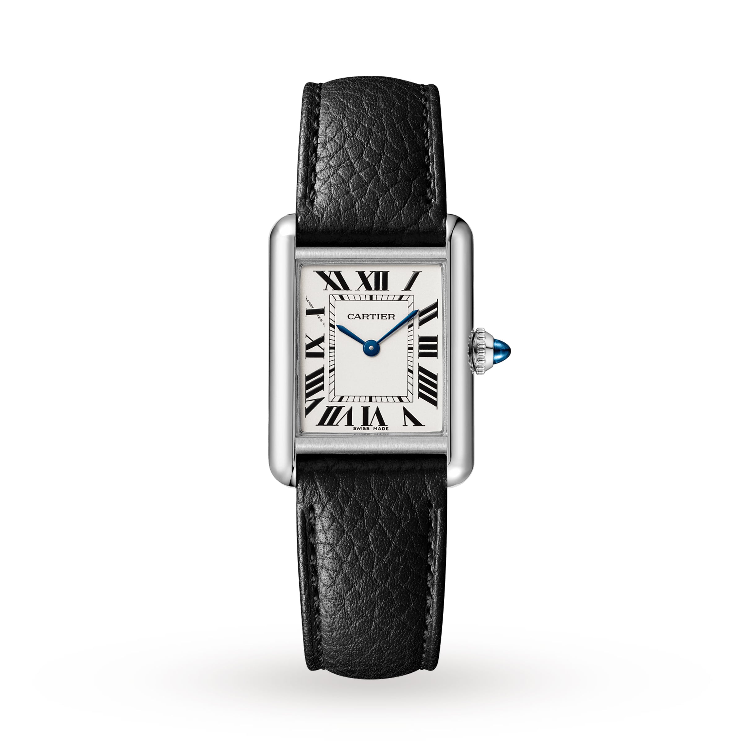 0qdf2y103jw.jpg Cartier Tank Must, Small Model, Quartz Movement, Steel, Leather MPN: WSTA0110 - Image 1