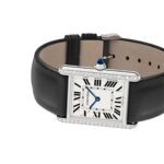 Cartier Tank Must Watch, Large Model, Quartz Movement, Steel, Diamonds  MPN: W4TA0030 - Image 6