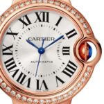 Cartier Ballon Bleu De Watch, 33mm, Rose Gold, Diamonds, Leather  MPN: WJBB0033 - Image 3