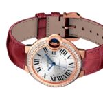 Cartier Ballon Bleu De Watch, 33mm, Rose Gold, Diamonds, Leather  MPN: WJBB0033 - Image 7