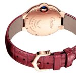 Cartier Ballon Bleu De Watch, 33mm, Rose Gold, Diamonds, Leather  MPN: WJBB0033 - Image 8