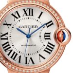 Cartier Ballon Bleu De Watch, 36mm, Rose Gold, Diamonds, Leather  MPN: WJBB0034 - Image 3