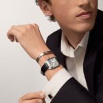 Cartier Santos-Dumont Watch Extra-Large Model, Hand-Wound Mechanical Movement, Steel, Leather  MPN: WSSA0032 - Image 2
