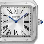 Cartier Santos-Dumont Watch Extra-Large Model, Hand-Wound Mechanical Movement, Steel, Leather  MPN: WSSA0032 - Image 4