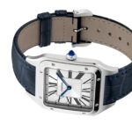 Cartier Santos-Dumont Watch Extra-Large Model, Hand-Wound Mechanical Movement, Steel, Leather  MPN: WSSA0032 - Image 6