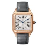 Cartier Santos-Dumont Watch Large Model, Quartz Movement, Rose Gold, Leather  MPN: WGSA0021