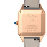 Cartier Santos-Dumont Watch Large Model, Quartz Movement, Rose Gold, Leather  MPN: WGSA0021 - Image 8