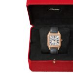 Cartier Santos-Dumont Watch Large Model, Quartz Movement, Rose Gold, Leather  MPN: WGSA0021 - Image 11