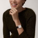 Cartier Santos-Dumont Watch Large Model, Quartz Movement, Rose Gold, Steel, Leather  MPN: W2SA0011 - Image 3