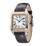 Cartier Santos-Dumont Watch Large Model, Quartz Movement, Rose Gold, Steel, Leather  MPN: W2SA0011 - Image 5