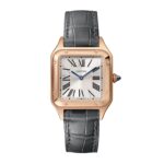 Cartier Santos-Dumont Watch Small Model, Quartz Movement, Rose Gold, Leather  MPN: WGSA0022