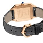 Cartier Santos-Dumont Watch Small Model, Quartz Movement, Rose Gold, Leather  MPN: WGSA0022 - Image 8