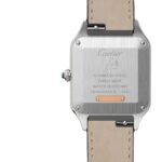 Cartier Santos-Dumont Watch Small Model, Quartz Movement, Pink Gold, Steel, Leather  MPN: W2SA0012 - Image 9