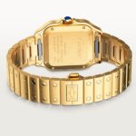 Cartier Santos De Cartier Watch Medium Model, Automatic Movement, Yellow Gold, Interchangeable Metal And Leather Bracelets  MPN: WGSA0030 - Image 6