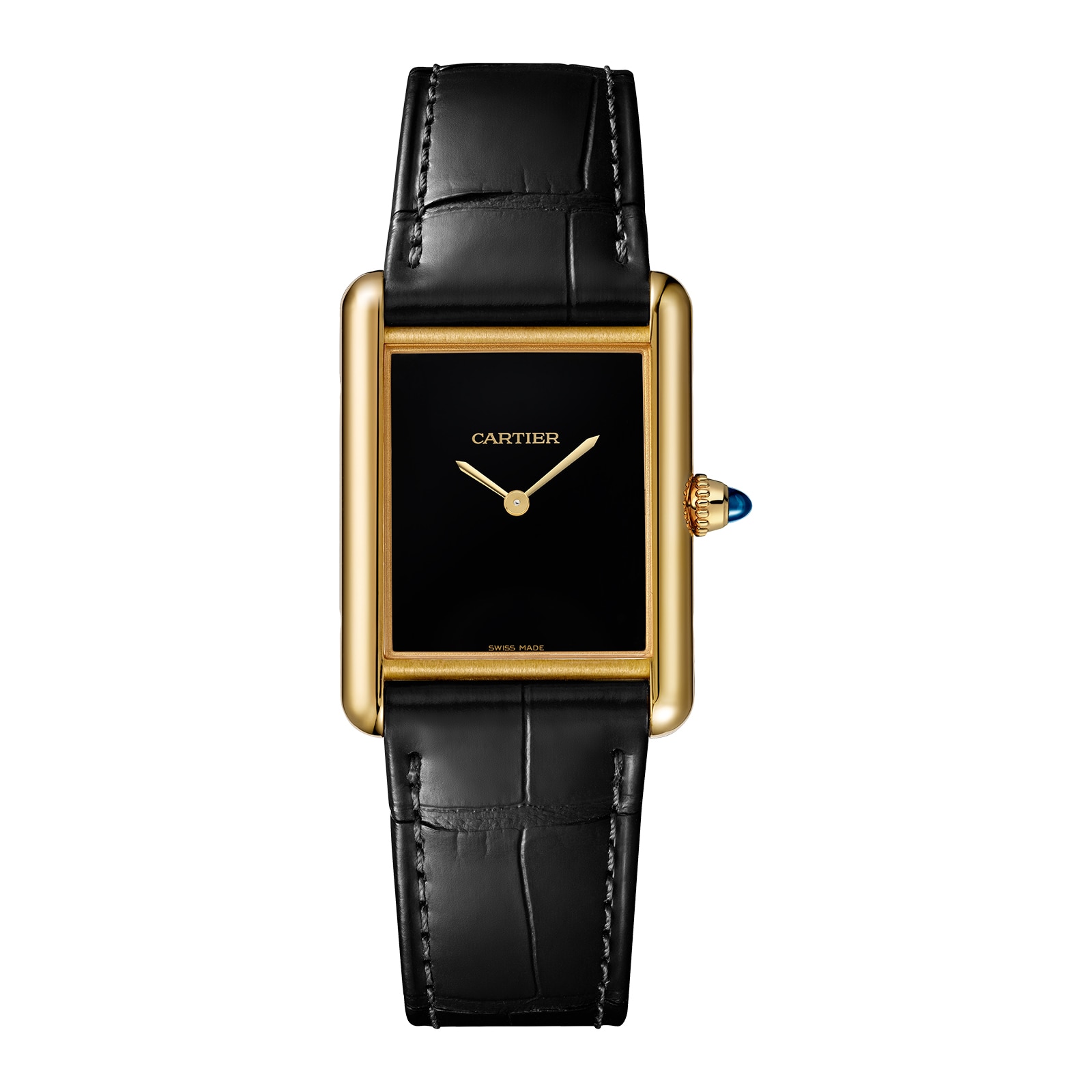 n03k5konhaa.jpg Cartier Tank Louis Cartier Watch, Large Model, Manufacture Mechanical Movement With Manual Winding, Case In Yellow Gold MPN: WGTA0091 - Image 1