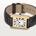 Cartier Tank Louis Cartier Watch Medium Model, Quartz Movement, Yellow Gold, Leather  MPN: WGTA0343 - Image 4