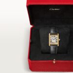 Cartier Tank Louis Cartier Watch Medium Model, Quartz Movement, Yellow Gold, Leather  MPN: WGTA0343 - Image 8