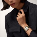 Cartier Santos De Cartier Watch Medium Model, Automatic Movement, Yellow Gold, Steel, Interchangeable Metal And Leather Bracelets  MPN: W2SA0016 - Image 11