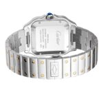 Cartier Santos De Cartier Watch Large Model, Automatic Movement, Yellow Gold, Steel, Interchangeable Metal And Leather Bracelets  MPN: W2SA0009 - Image 10