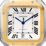 Cartier Santos De Cartier Watch Large Model, Automatic Movement, Yellow Gold, Steel, Interchangeable Metal And Leather Bracelets  MPN: W2SA0009 - Image 12