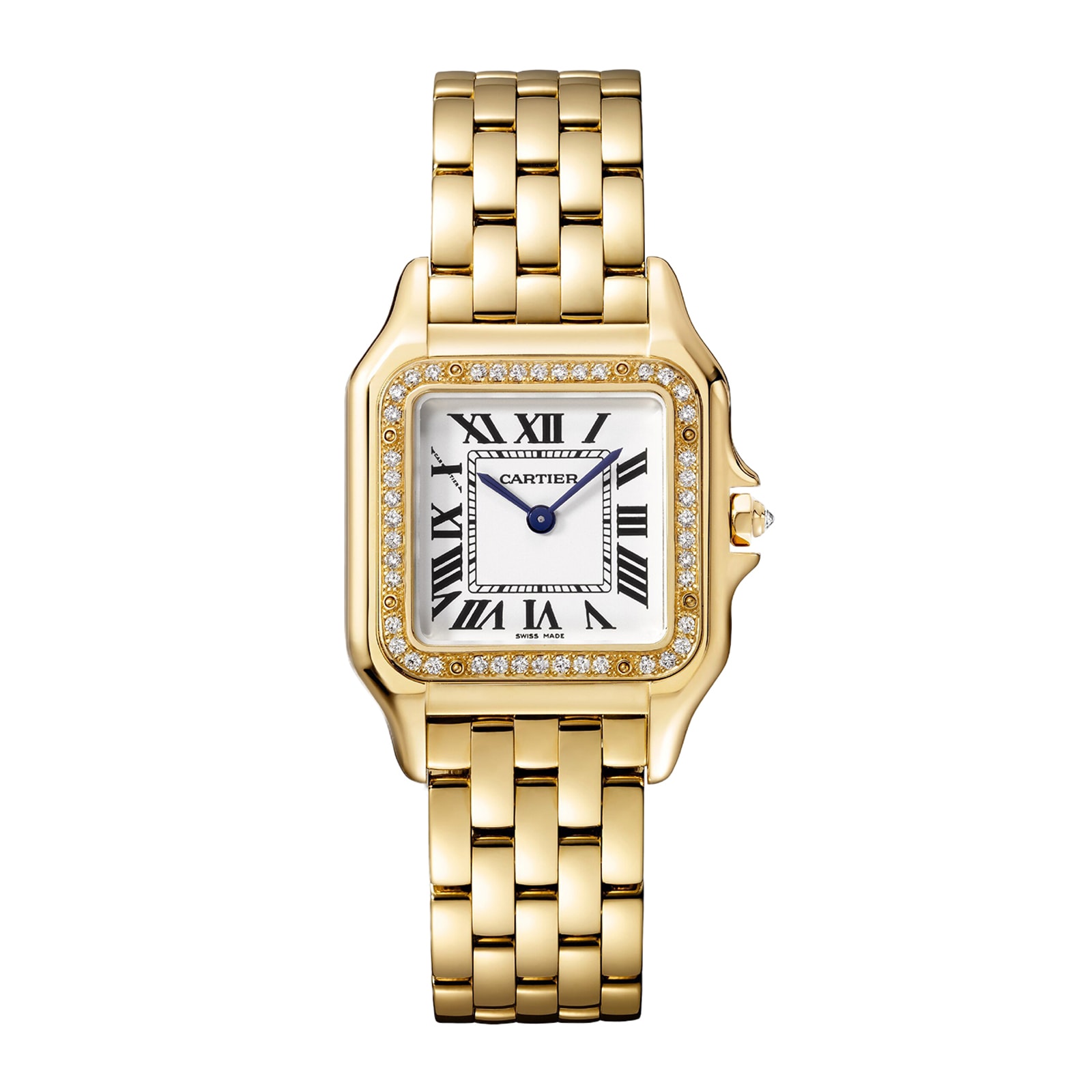 jhkyionxiv0.jpg Cartier Panthère De Cartier Watch Medium Model, Quartz Movement, Yellow Gold, Diamonds MPN: WJPN0016 - Image 1