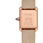 Cartier Tank Louis Cartier Watch Small Model, Hand-Wound Mechanical Movement, Rose Gold, Leather  MPN: WGTA0010 - Image 6