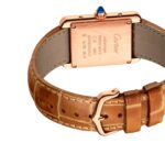 Cartier Tank Louis Cartier Watch Small Model, Hand-Wound Mechanical Movement, Rose Gold, Leather  MPN: WGTA0010 - Image 9