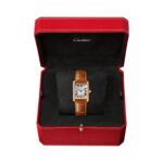 Cartier Tank Louis Cartier Watch Small Model, Hand-Wound Mechanical Movement, Rose Gold, Leather  MPN: WGTA0010 - Image 10